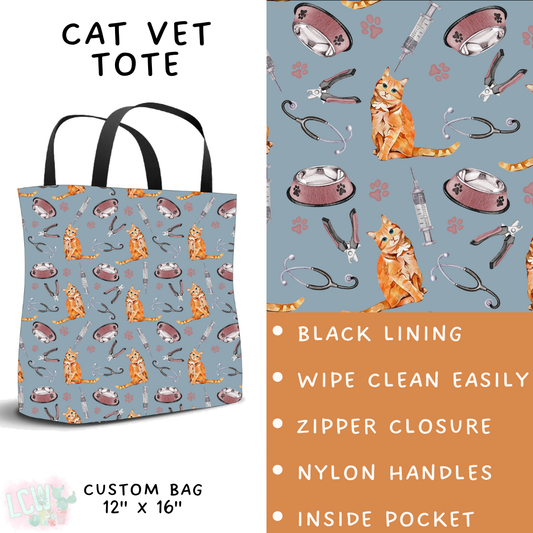 Batch #496 - Careers Collection 2 - Closes 2/25 - ETA late April - Cat Vet Tote
