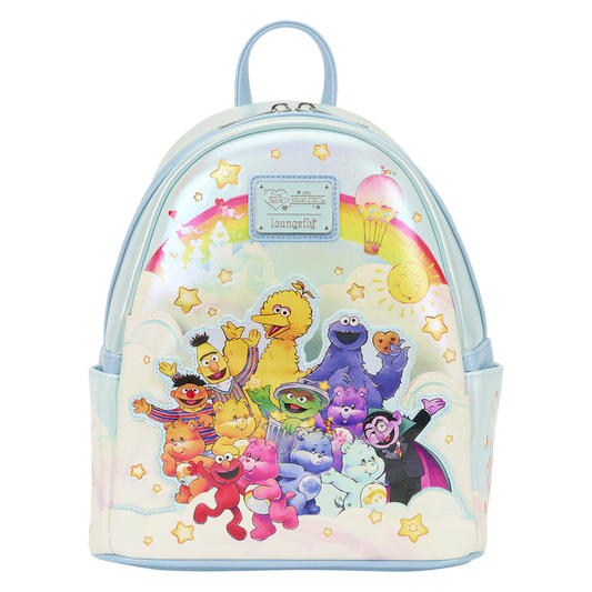 Loungefly Care Bears X Sesame Street Mini Backpack