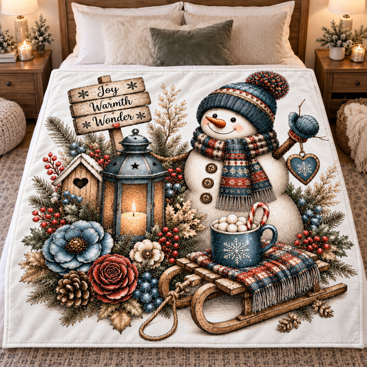 Snowman 50x60 Blanket | PREORDER CLOSES 10/9, ETA LATE NOV.
