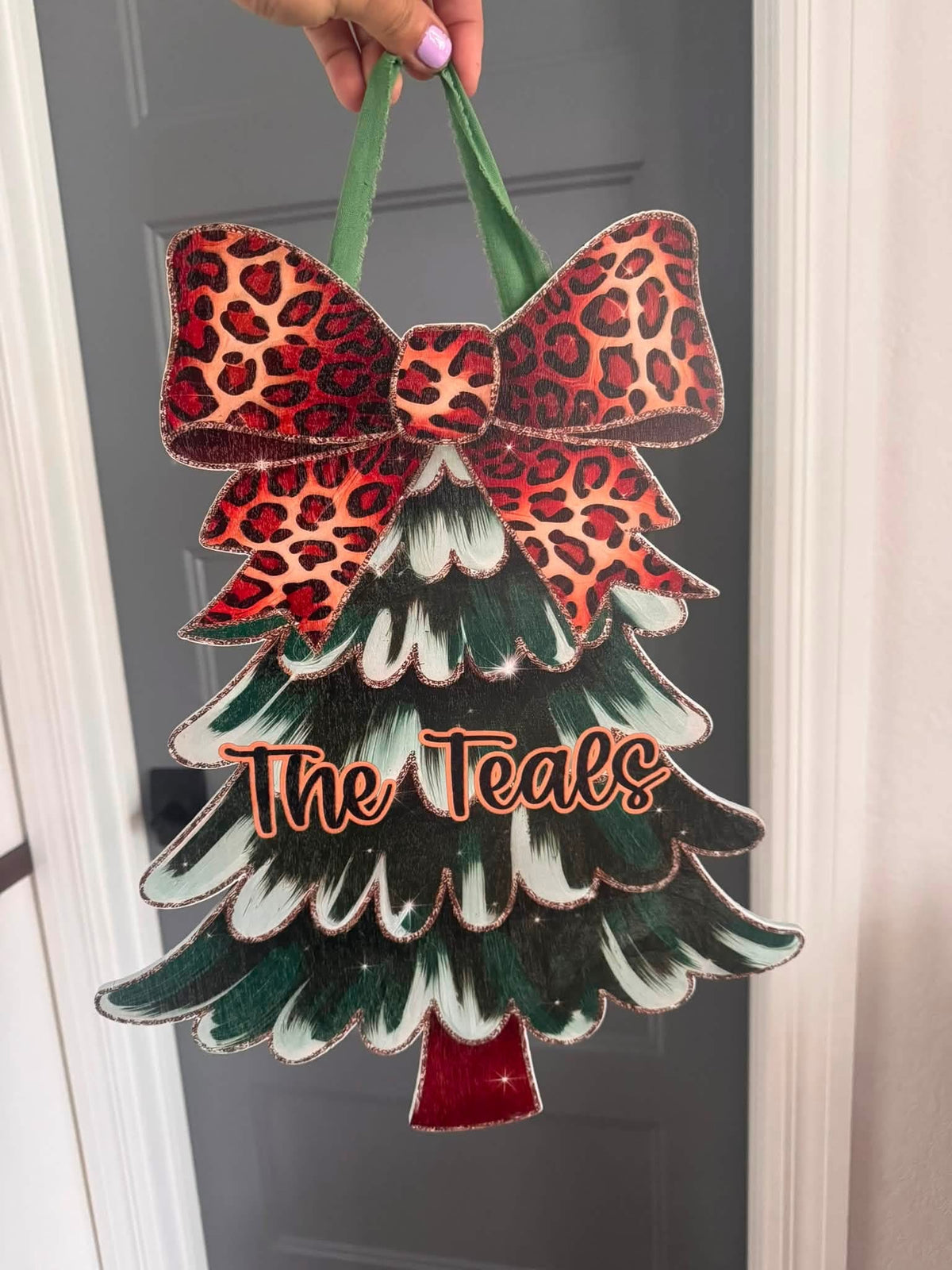 Custom Personalized Printed Christmas Tree Signs (Preorder - Ships in 4-5 Weeks)