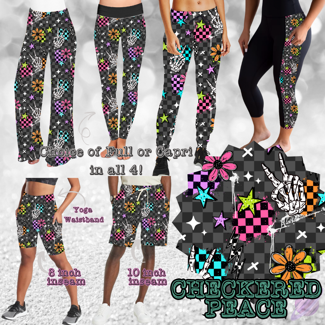 CHECKER PEACE-BATCH 119-6 STYLE BOTTOMS-PREORDER CLOSING 9/19