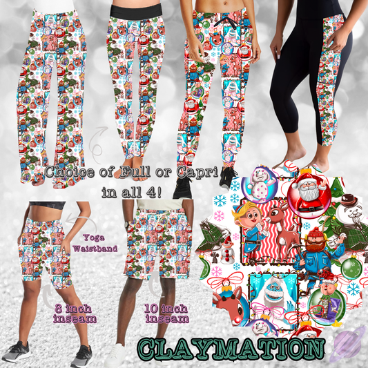 CLAYMATION -XMAS RUN-6 STYLE BOTTOMS-PREORDER CLOSING 9/13