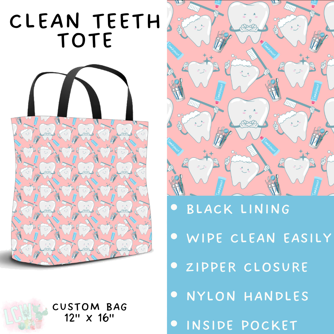 Batch #496 - Careers Collection 2 - Closes 2/25 - ETA late April - Clean Teeth Tote