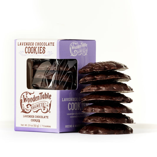 Lavender Chocolate Tea Cookies - No Gluten
