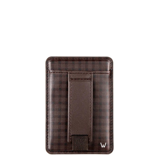 Cafe Gingham Magnetic Wallet