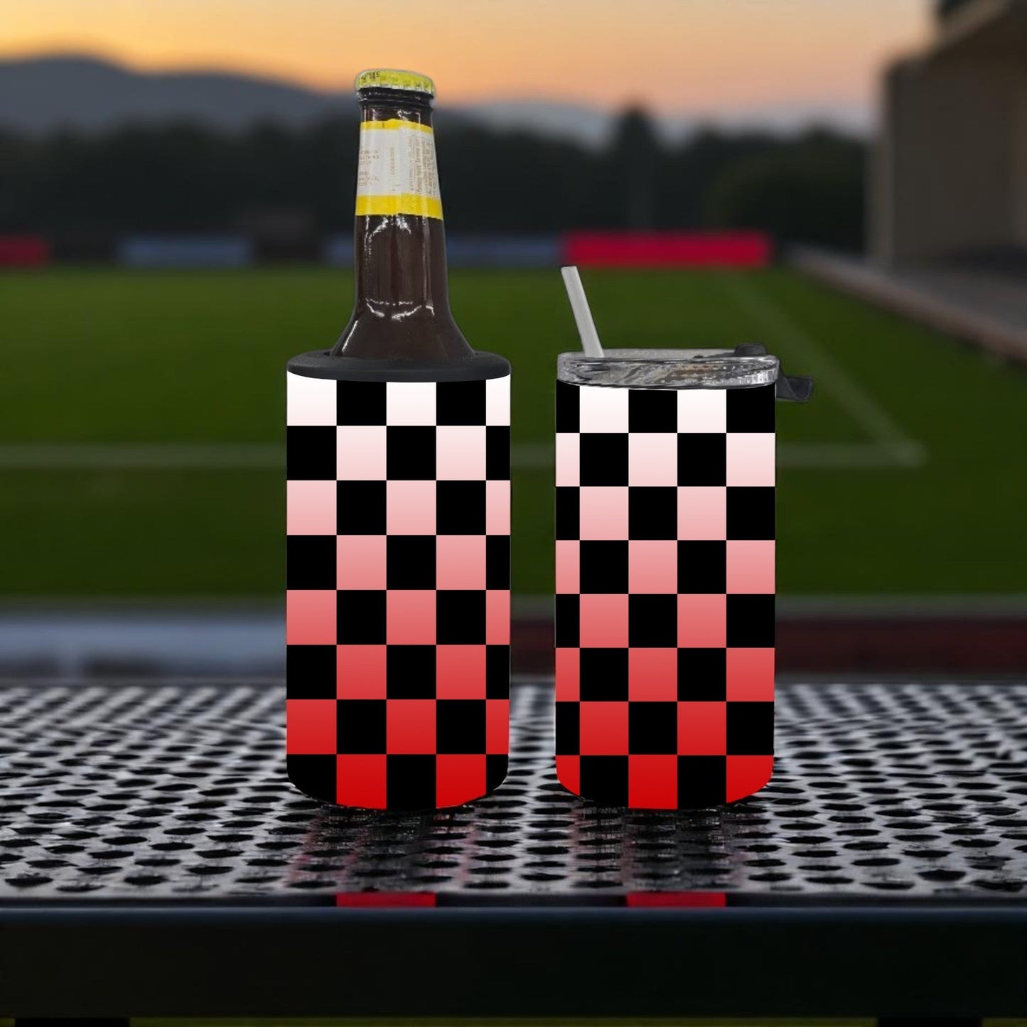 Candy Apple Fade 4-in-1 Can Cooler Cup
