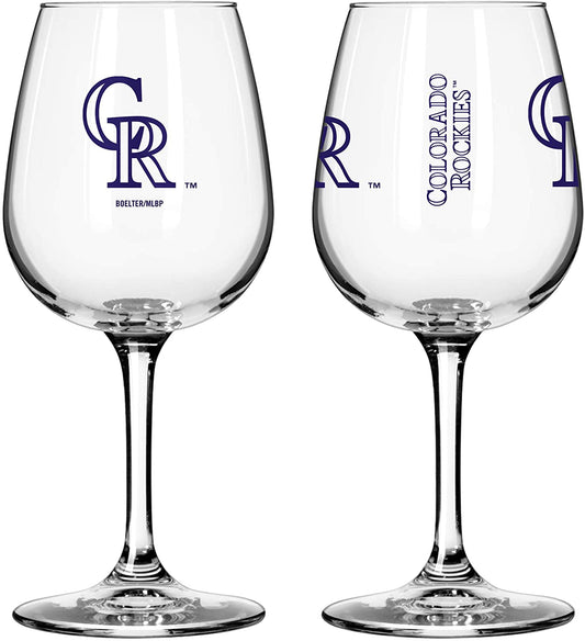 Colorado Rockies Gameday Wine Glass 2 Pack