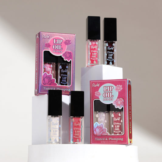 Tinted & Plumping Lip Oil Massage Duo Set
