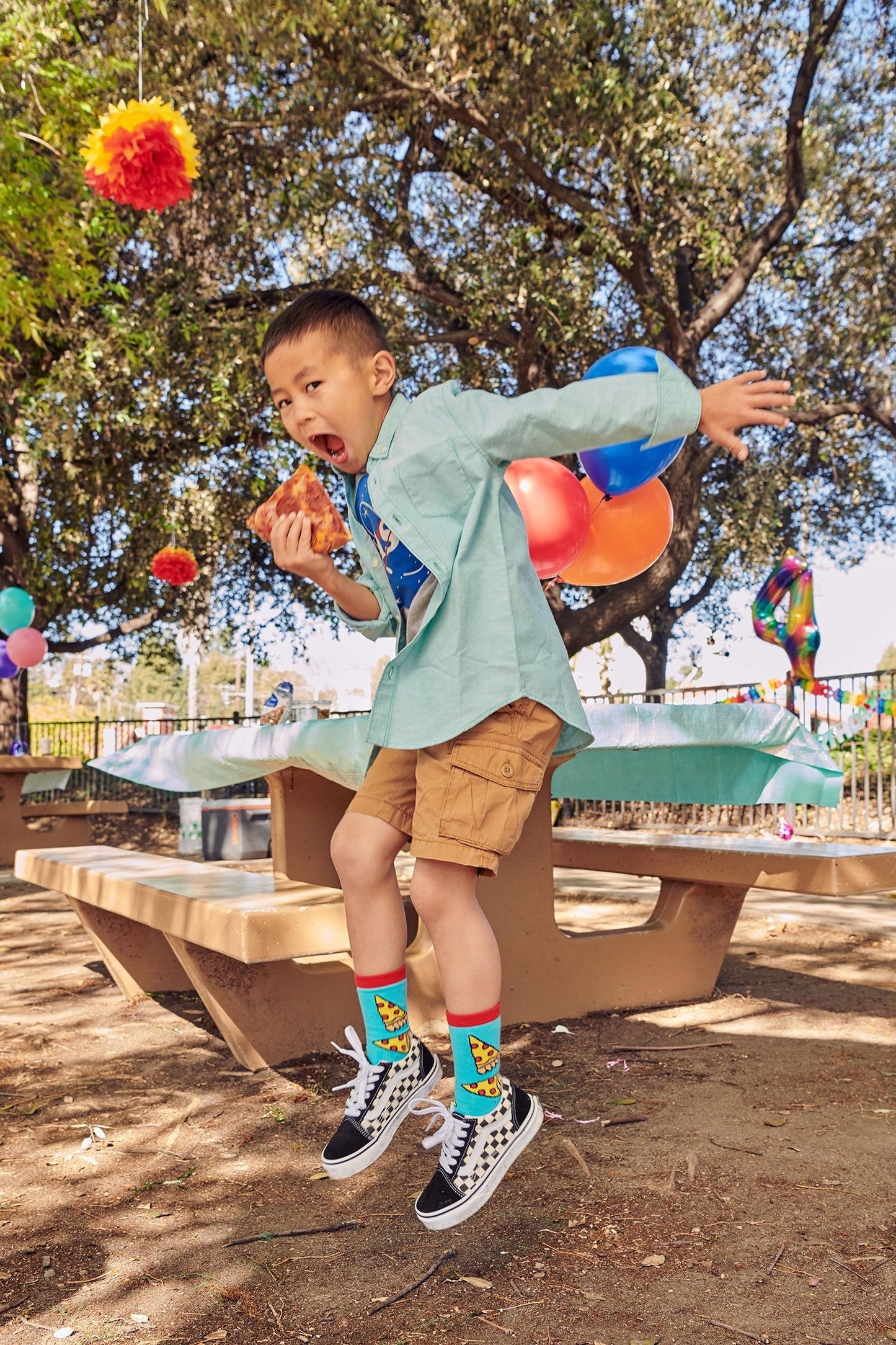 Kid's  Pizza Party Socks