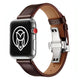 Chocolate Leather Silver Hardware