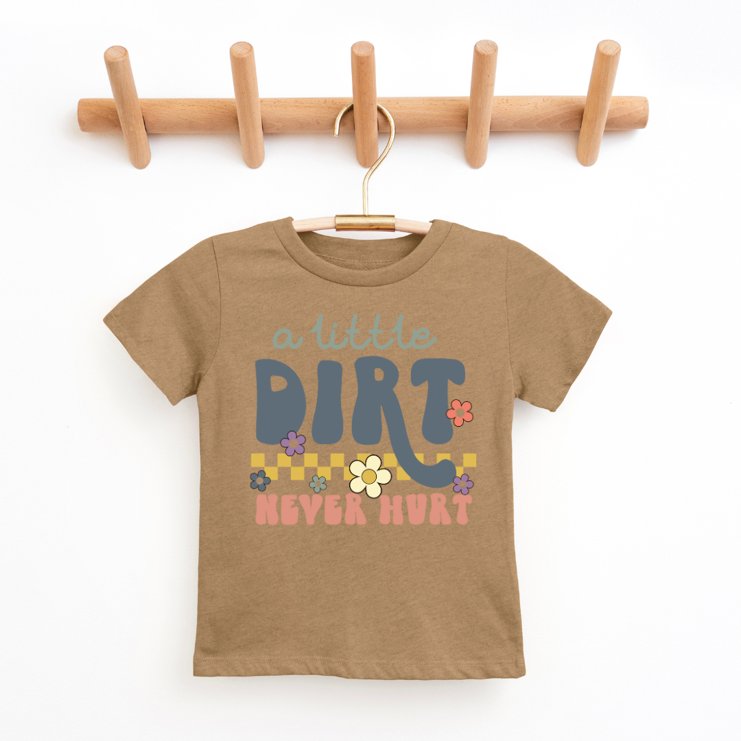A Little Dirt Never Hurt Youth & Toddler Graphic Tee