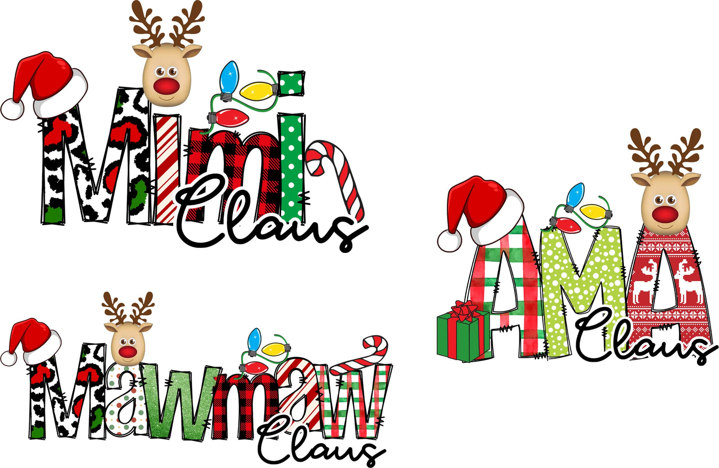 Custom Name Claus Tee or Sweatshirt (PREORDER - ETA 2 WEEKS)