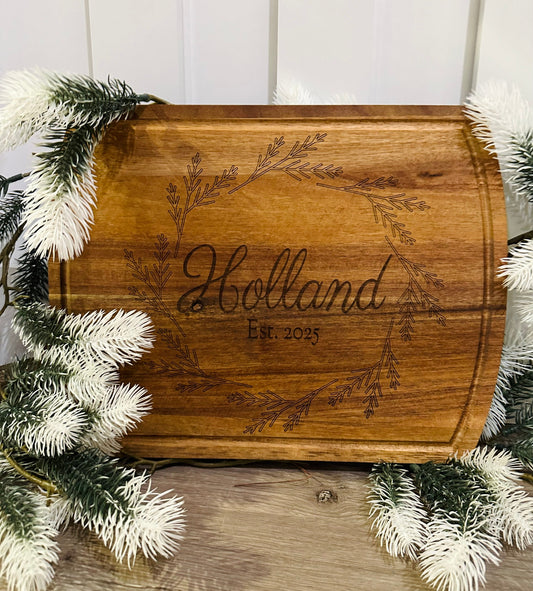 Custom Personalized Name Cutting Board (PREORDER CLOSES 11/30, ETA 2 WEEKS)