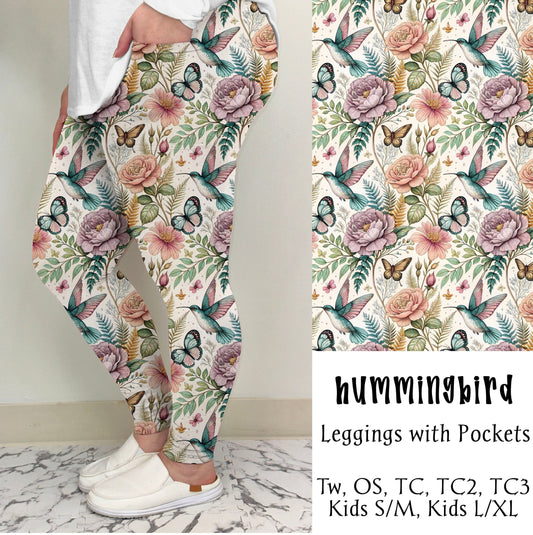 Hummingbird Leggings | PREORDER CLOSES 2/24, ETA APRIL