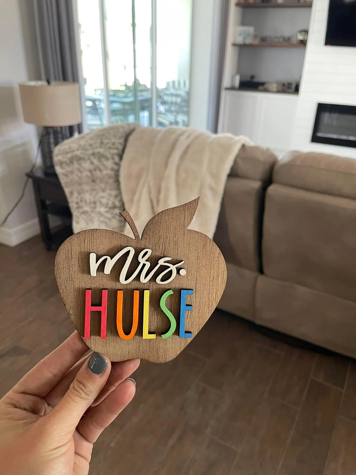 Personalized 5" Apple Magnet (PREORDER - SHIPS IN ~6 WEEKS)