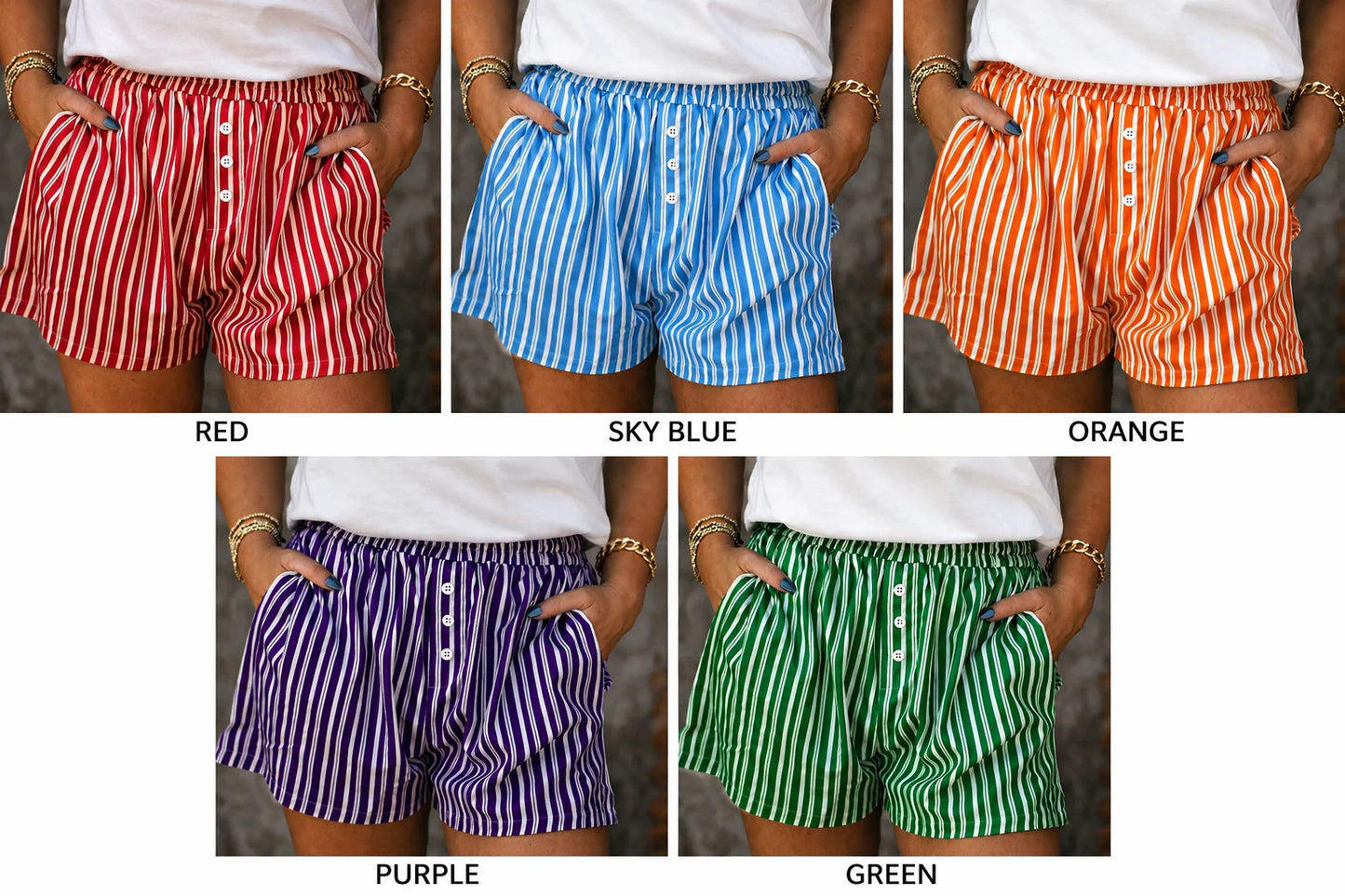 Striped Shorts