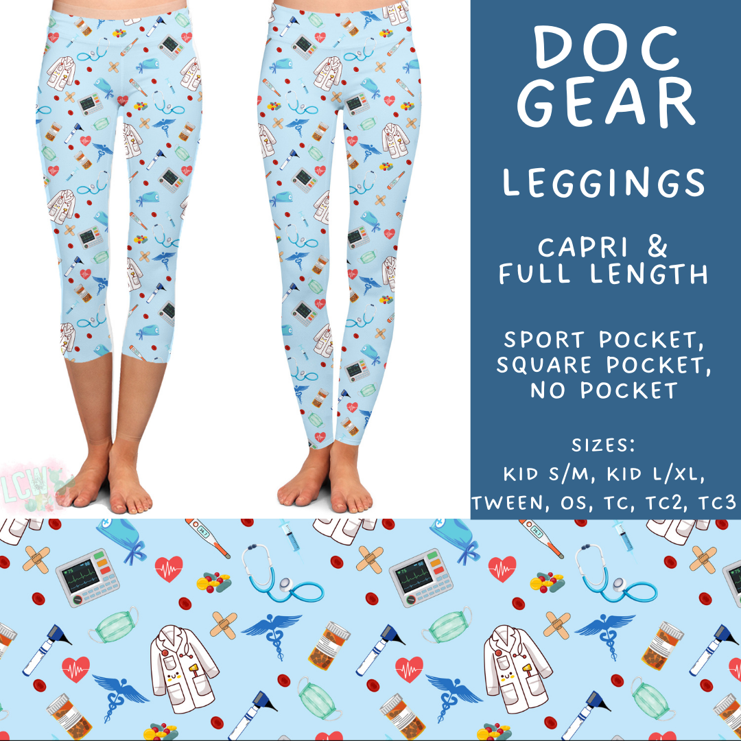 Batch #496 - Careers Collection 2 - Closes 2/25 - ETA late April - Doc Gear Full and Capri Length Leggings