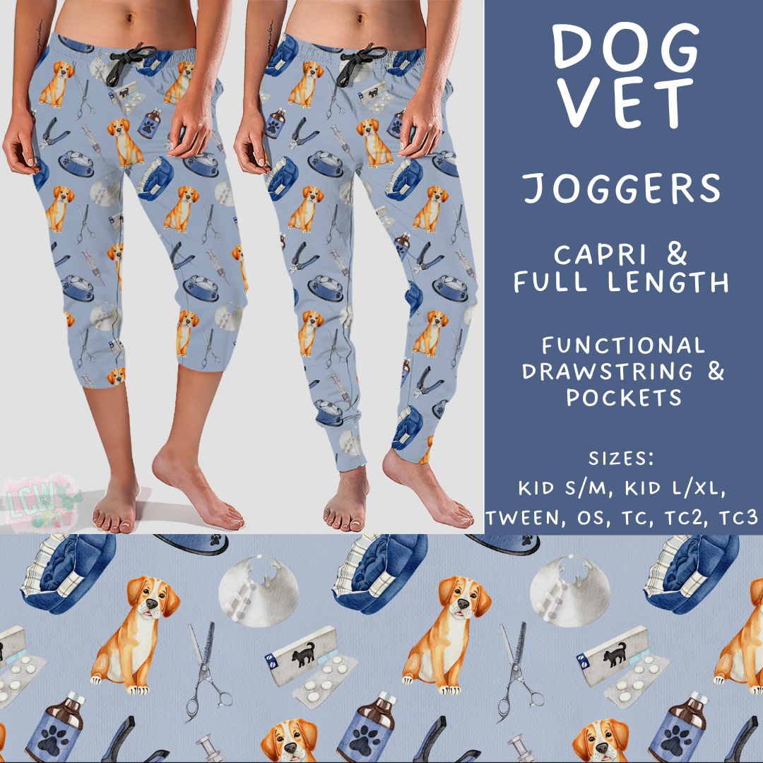 Batch #496 - Careers Collection 2 - Closes 2/25 - ETA late April - Dog Vet Full and Capri Length Joggers