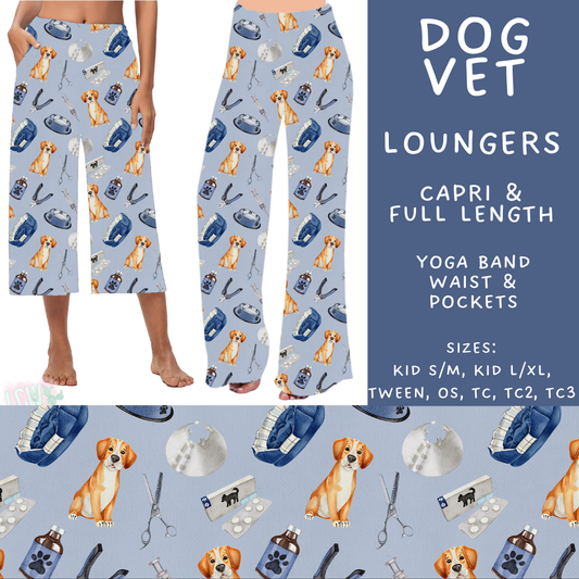 Batch #496 - Careers Collection 2 - Closes 2/25 - ETA late April - Dog Vet Capri and Full Length Loungers