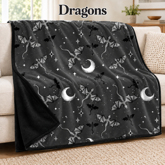 Dragons-Soft Throw Blanket 14 Run- (PREORDER CLOSES 9/28, ETA DECEMBER)