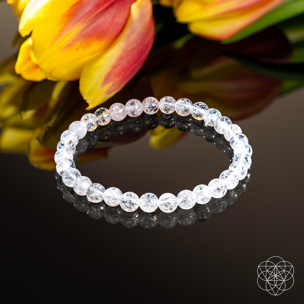 Emotional Ice Bath – The Ice Quartz Bracelet | 6mm