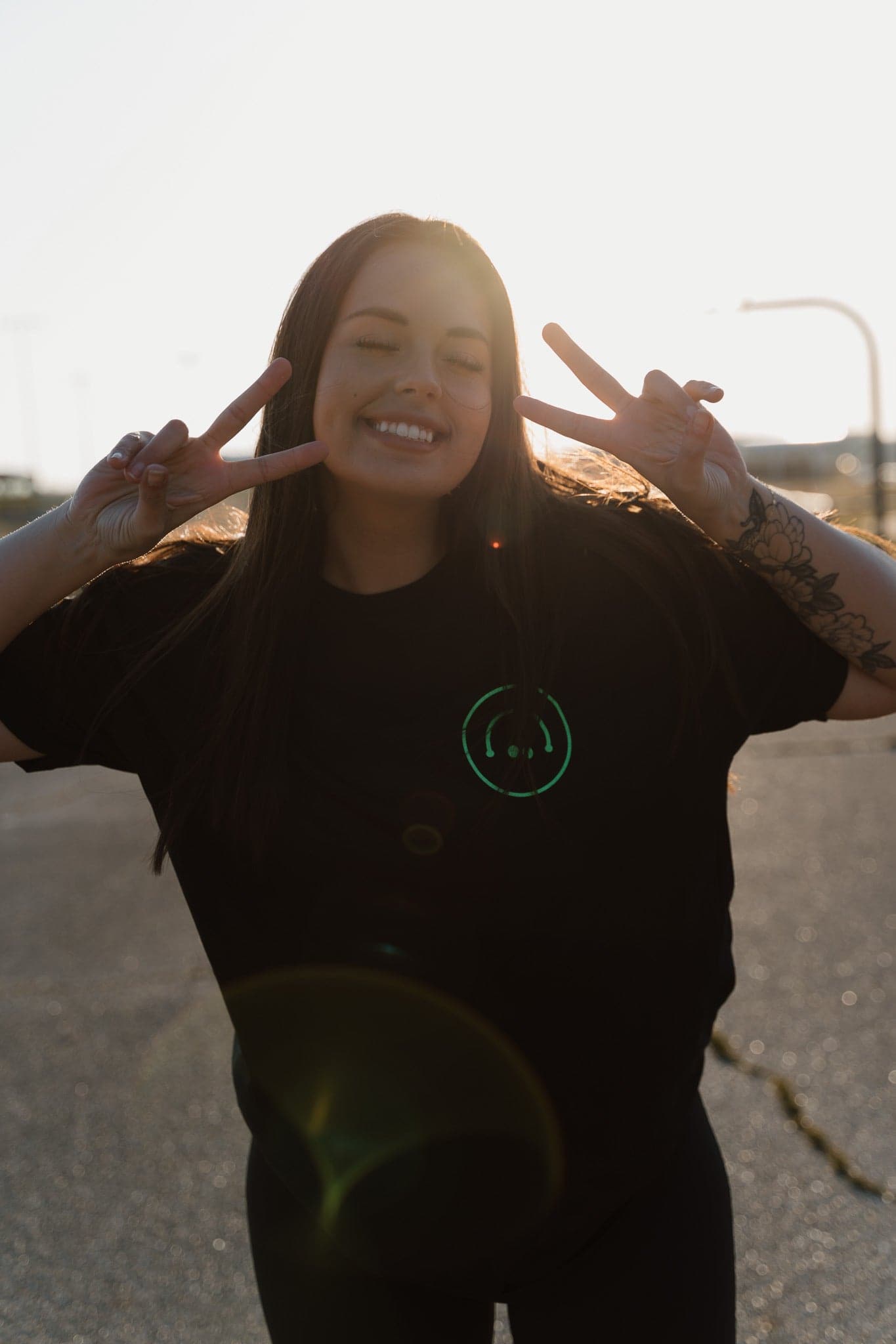 On My Husband's Last Nerve Tee - Black