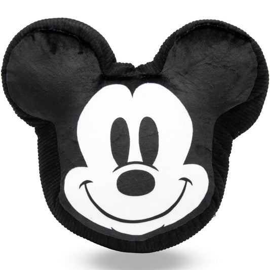 Dog Toy Squeaker Plush - Disney Mickey Mouse Smiling Face Black
