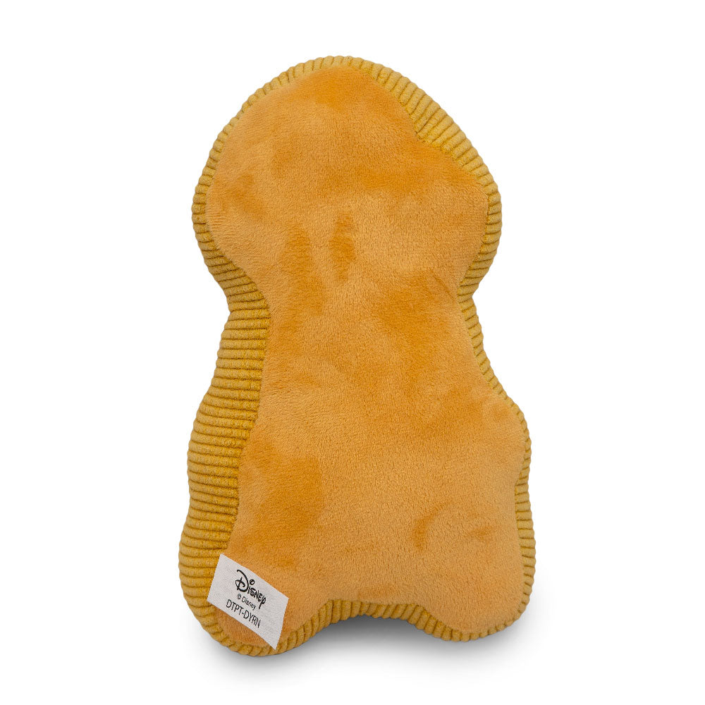 Dog Toy Squeaker Plush - Disney Goofy Smiling Face Golden Yellow
