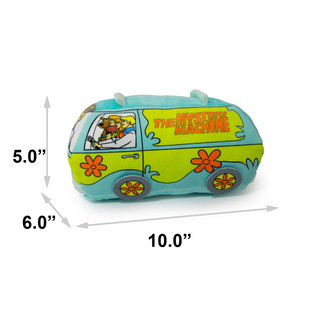 Dog Toy Squeaker Plush - Scooby Doo Group in Mystery Machine Van