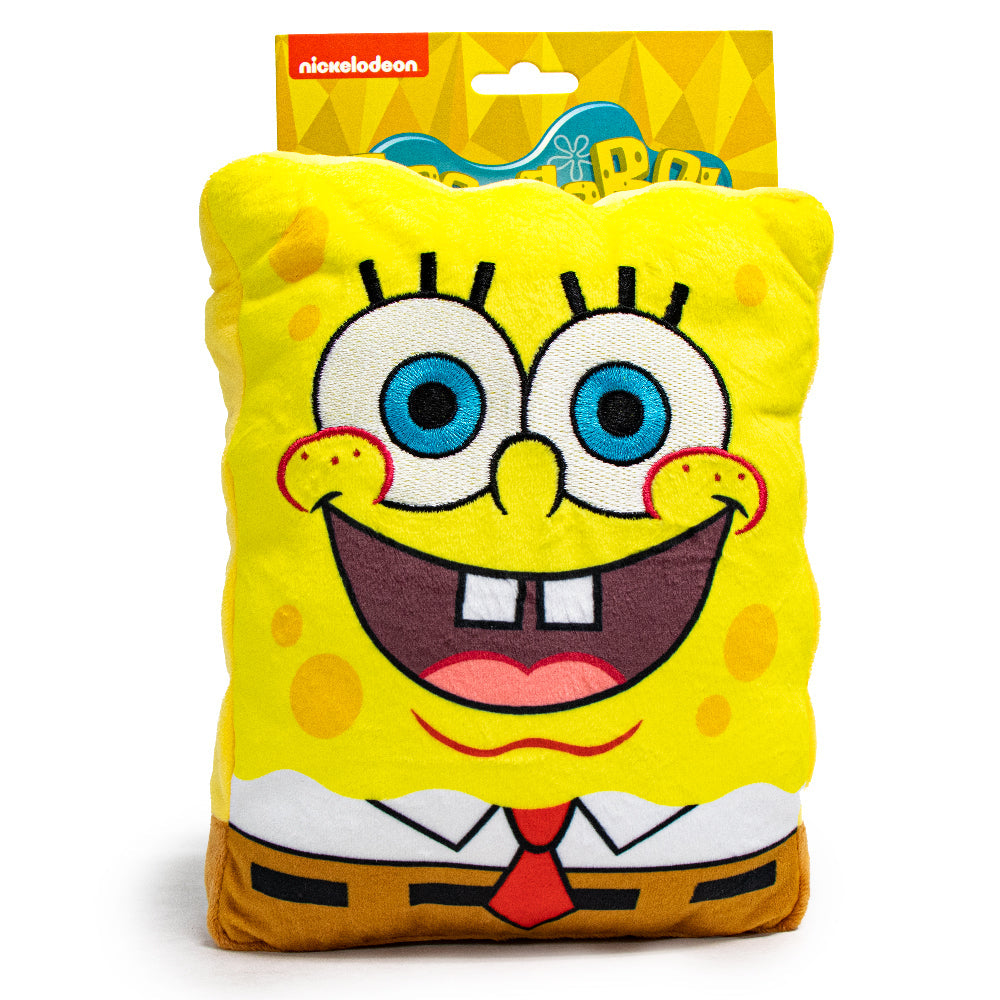 Dog Toy Squeaker Plush - SpongeBob SquarePants Open Mouth Smile Body