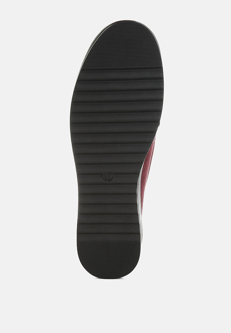 Daiki Platform Lug Sole Tassel Loafers