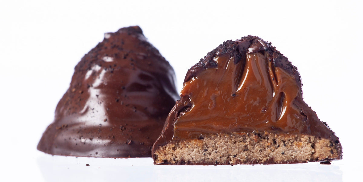 Chocolate Sea Salt Dulce de Leche Truffles