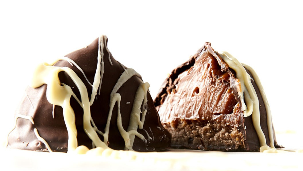 Chocolate Sea Salt Dulce de Leche Truffles