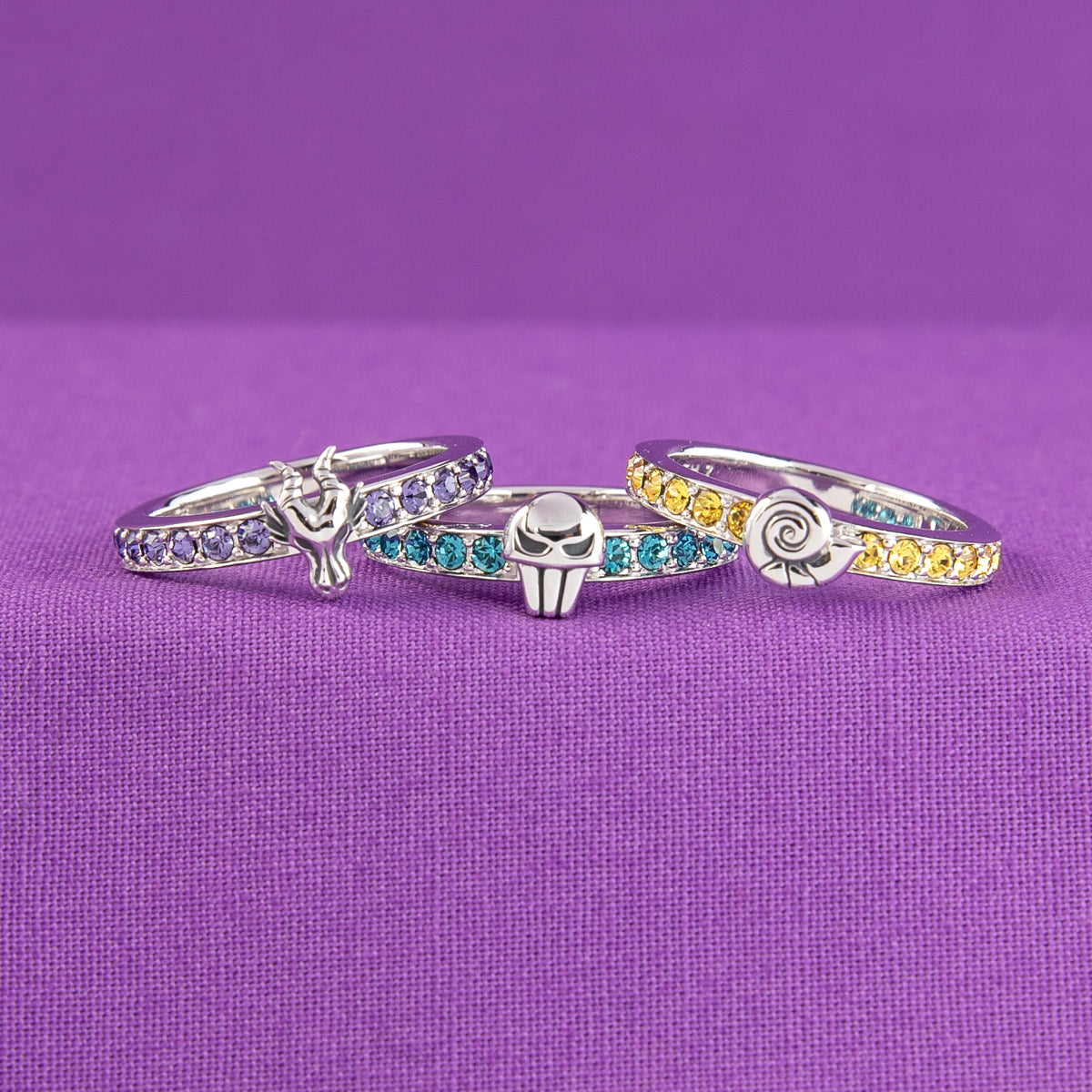 Disney X RockLove DISNEY THE LITTLE MERMAID Ursula Iconic Villains Stacker Ring