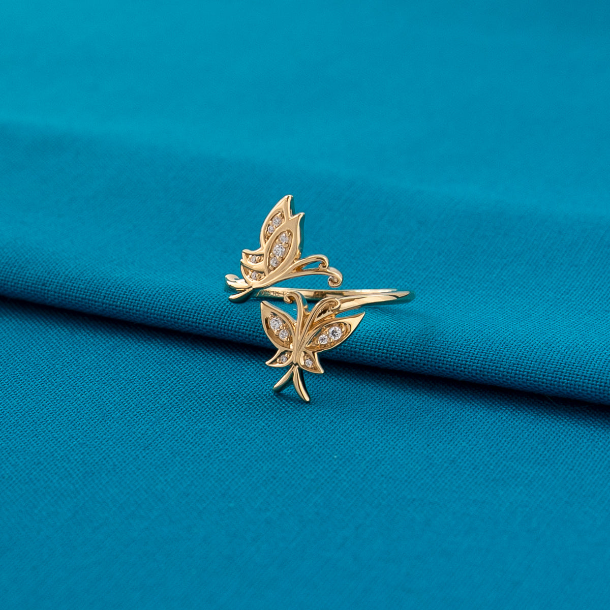 Disney X RockLove ENCANTO Mirabel Golden Butterfly Ring