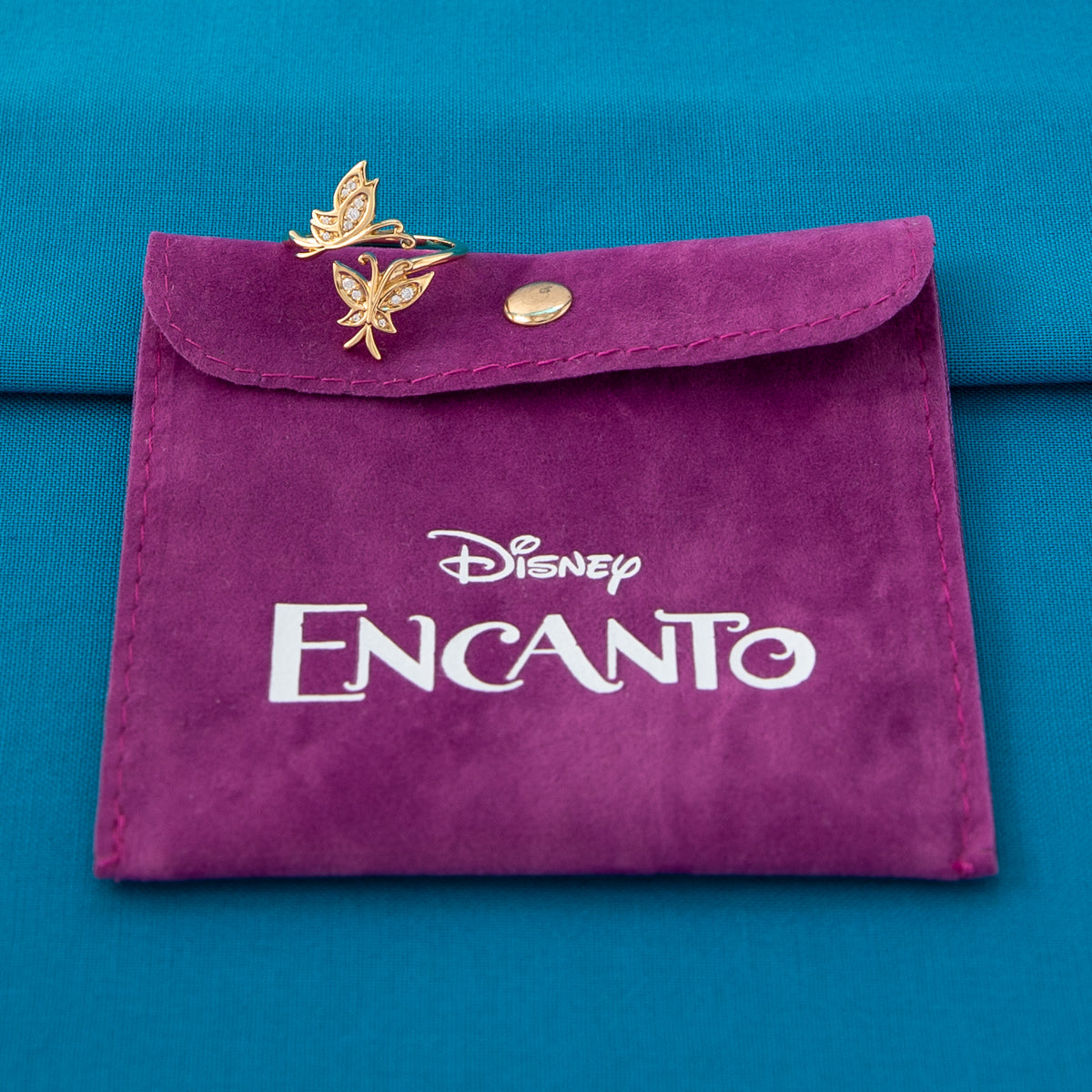 Disney X RockLove ENCANTO Mirabel Golden Butterfly Ring