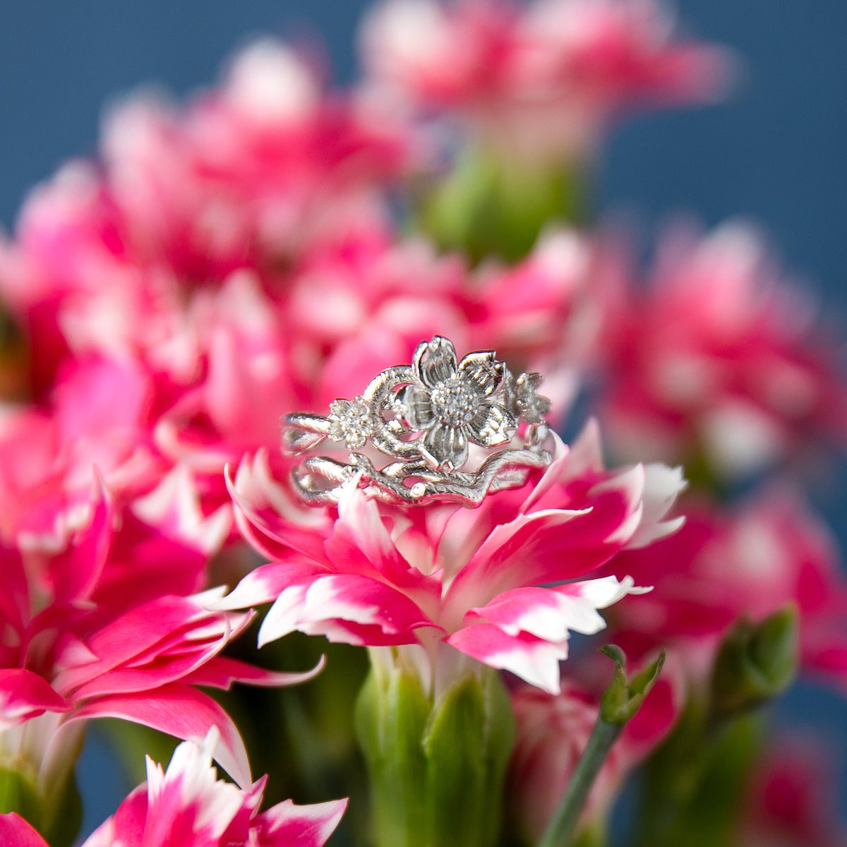 Disney X RockLove DISNEY MULAN Mulan Cherry Blossom Stacker Rings