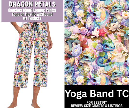 Dragon Petals Capri Gauchos