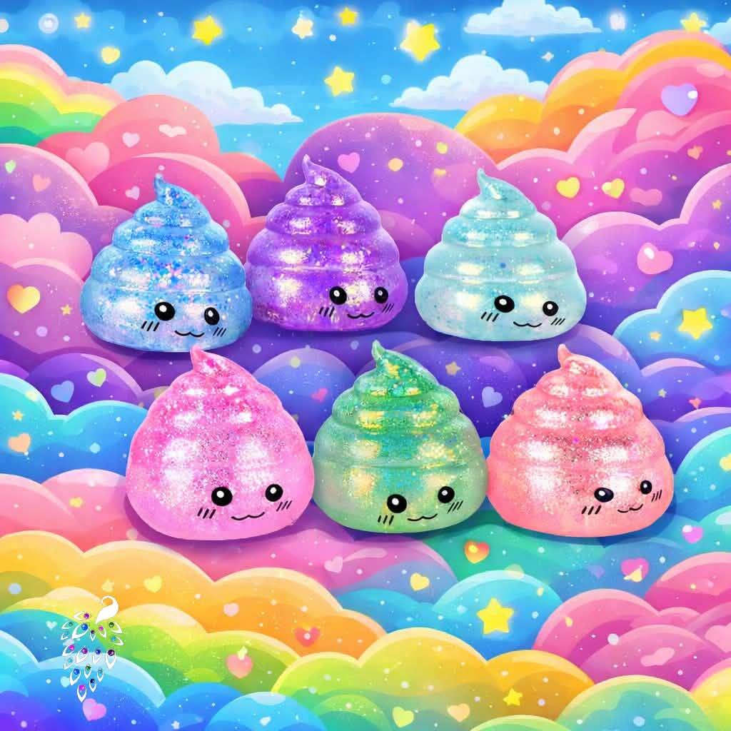 Viral Glitter Poo Squishy (PREORDER CLOSES 7/18, ETA END JULY)
