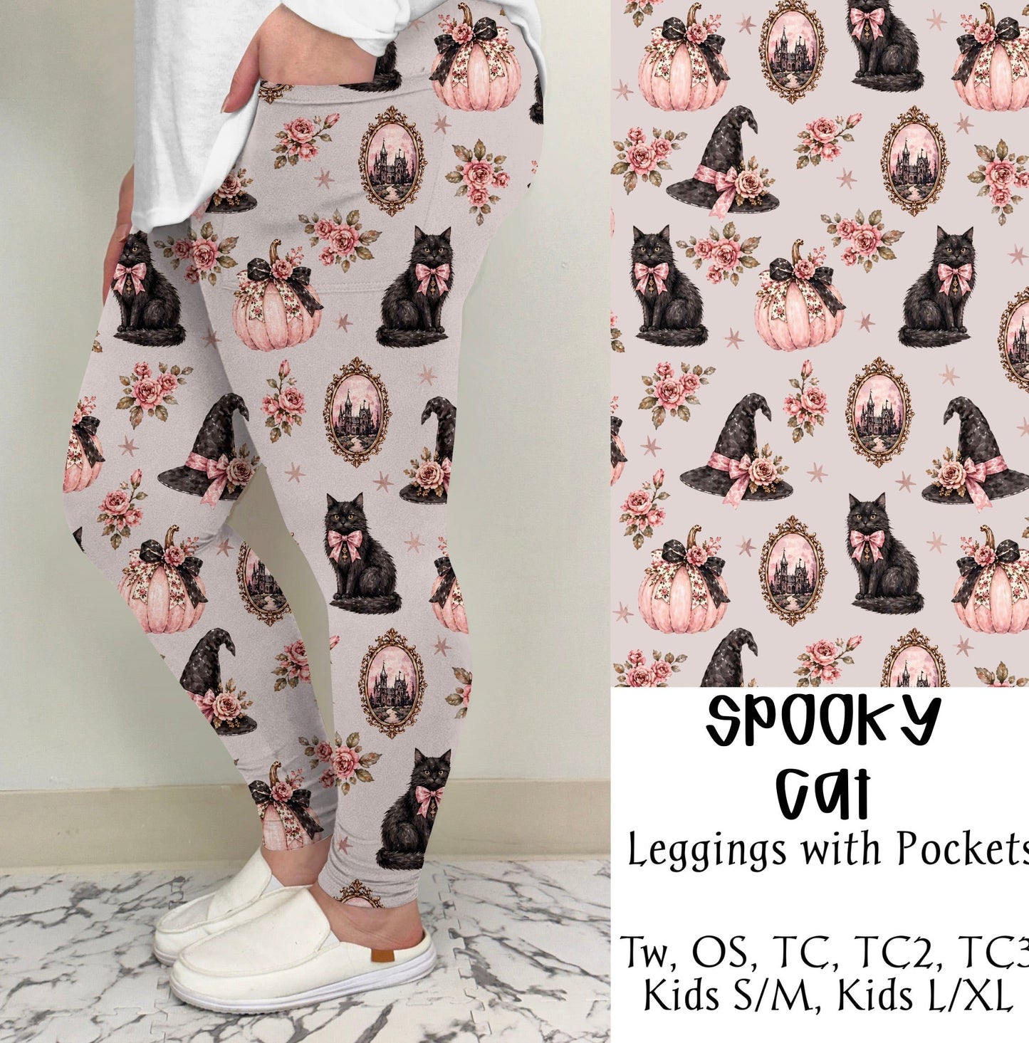 Spooky Cat Leggings/Joggers | PREORDER CLOSES 6/30, ETA EARLY SEPT.