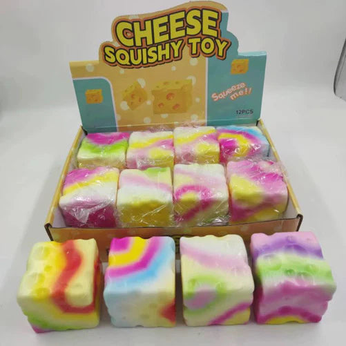 Viral Tie-Dye Cheese Squishy (PREORDER CLOSES 7/12, ETA LATE JULY)