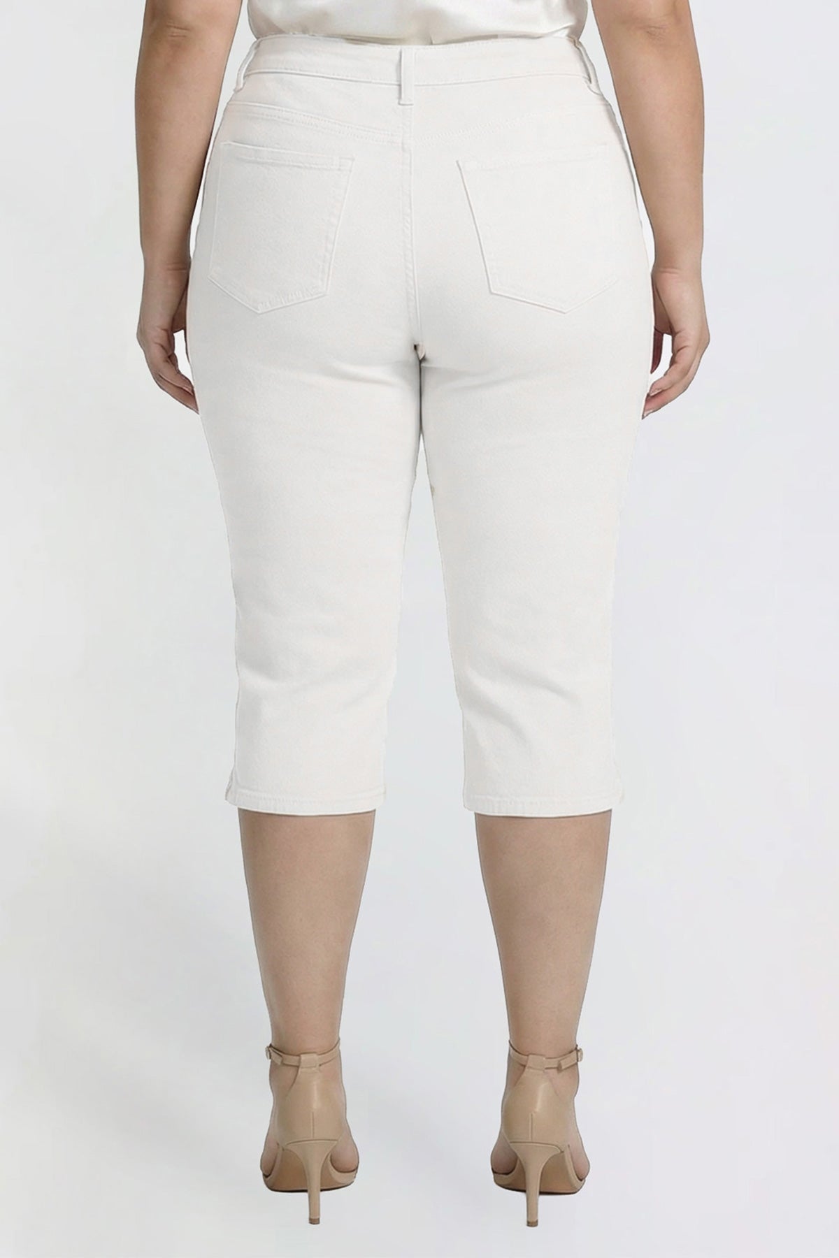 Women's Plus Capri with Side Slit
