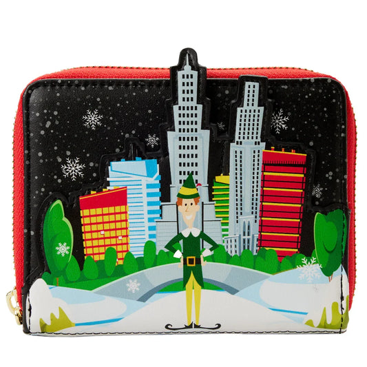 Loungefly Elf - Buddy in Manhattan Zip Around Wallet