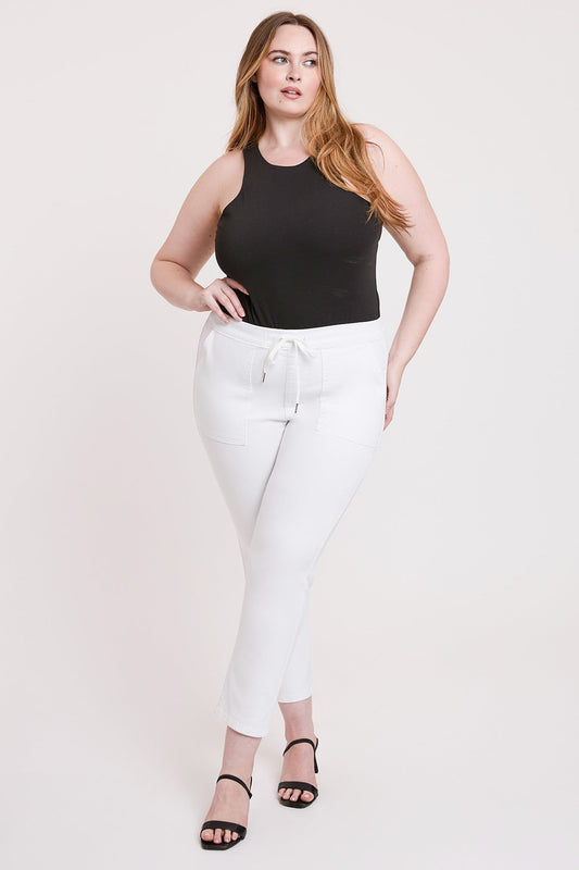 Women's Plus High Rise Pull On Straight Leg Jogger