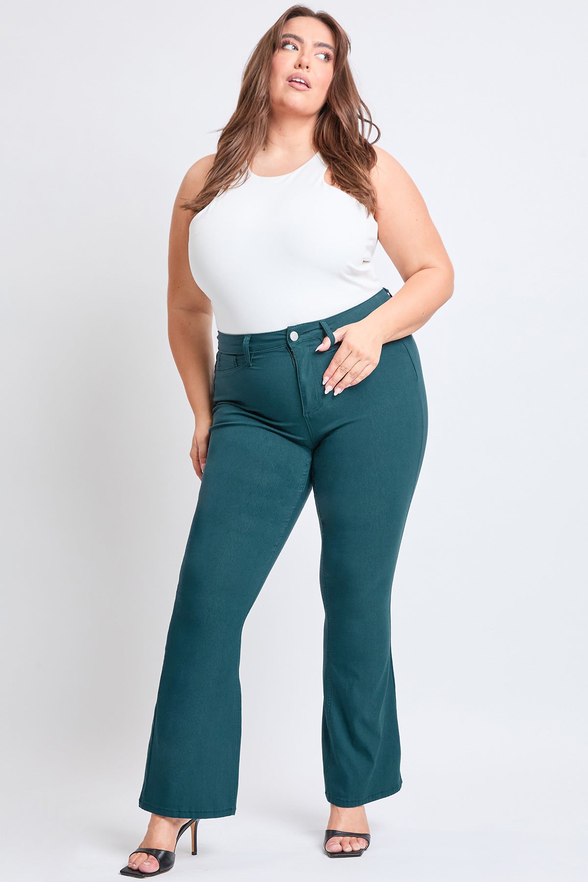 Women's Plus   Hyperstretch Flare Pants
