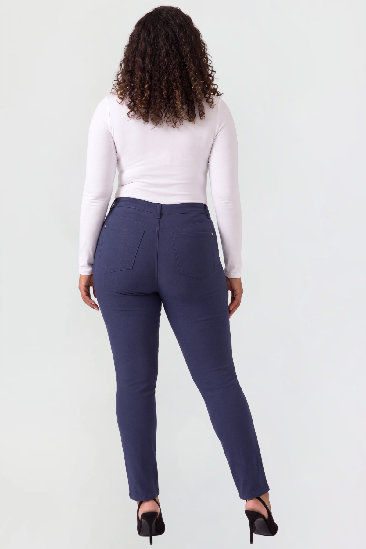 Women's Plus Hyperstretch Skinny Mid Rise Pants
