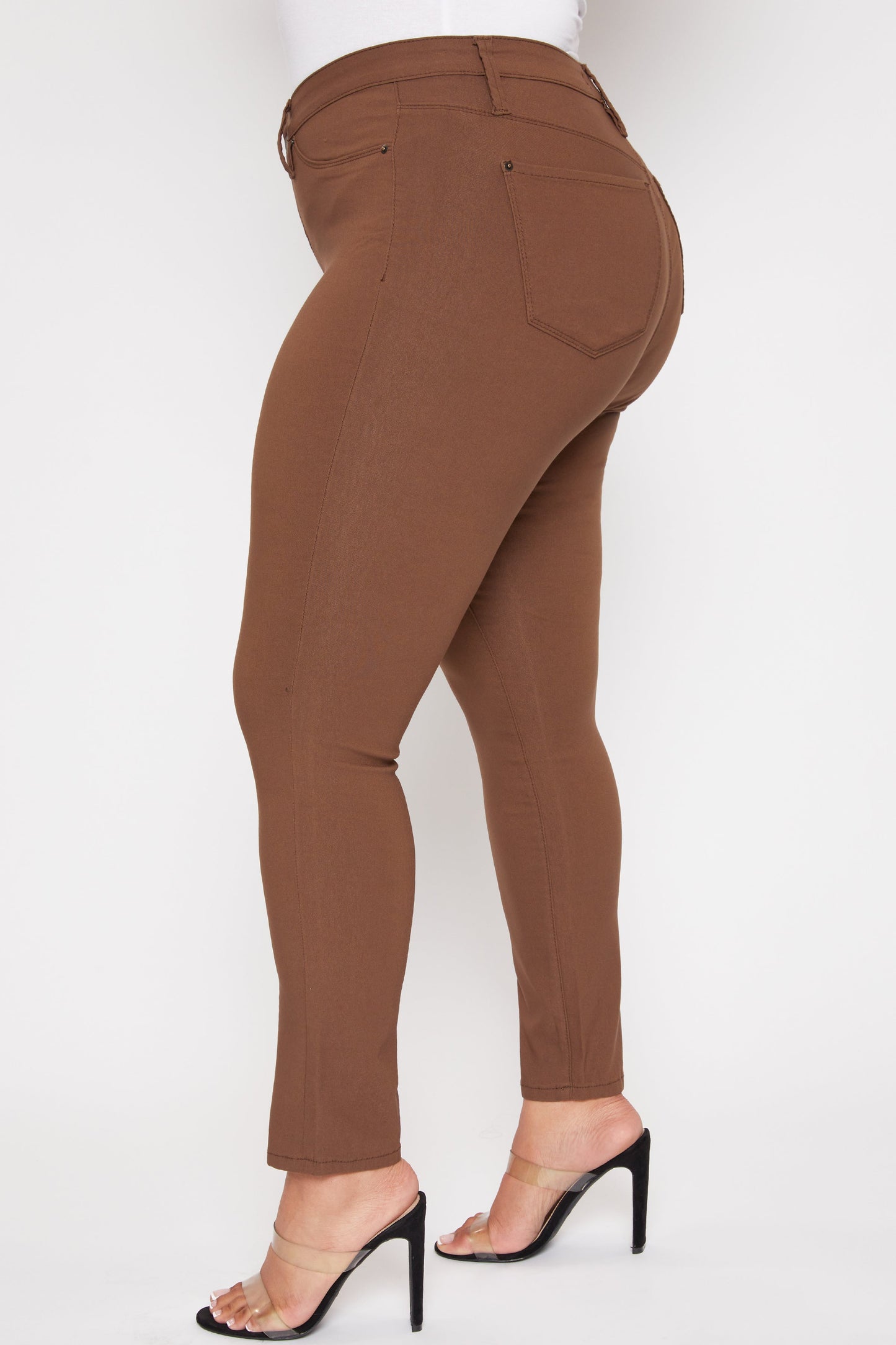 Women's Plus Mid Rise Hyperstretch Skinny Pants