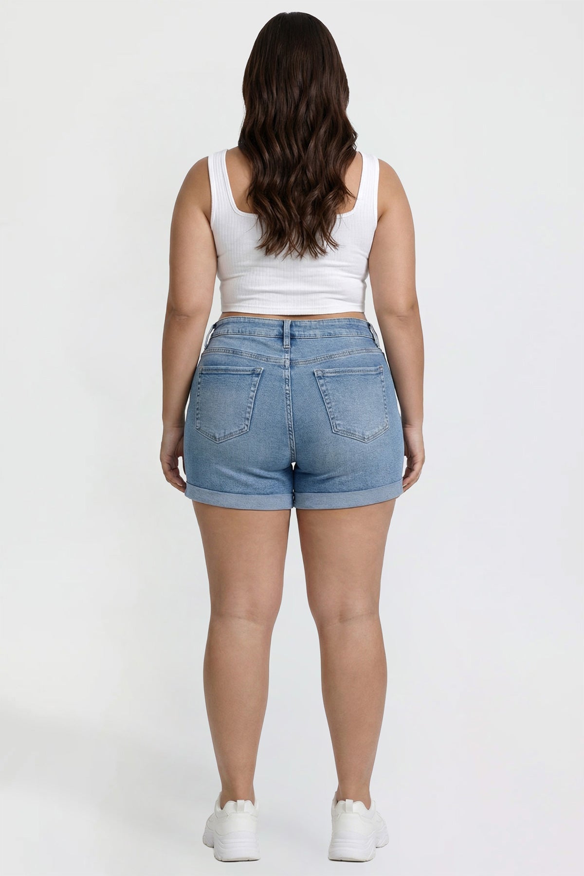 Women's Plus Cuff Hem Short