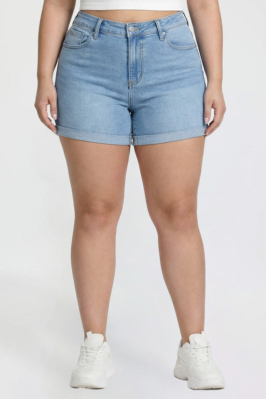 Women's Plus Cuff Hem Short