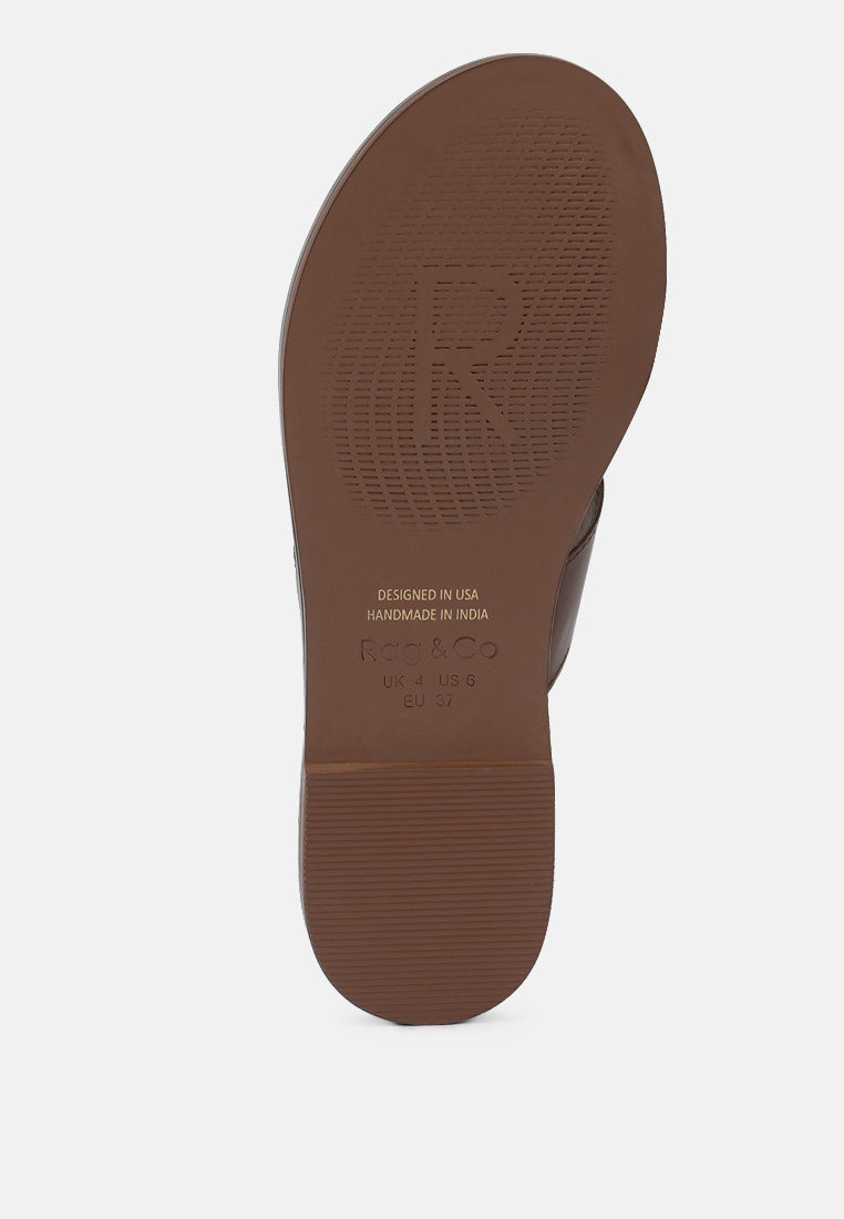 Eudora Buckle Embllished Slip Ons